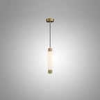 Alabaster Cylindrical Single Pendant | Modern Pendant Lighting