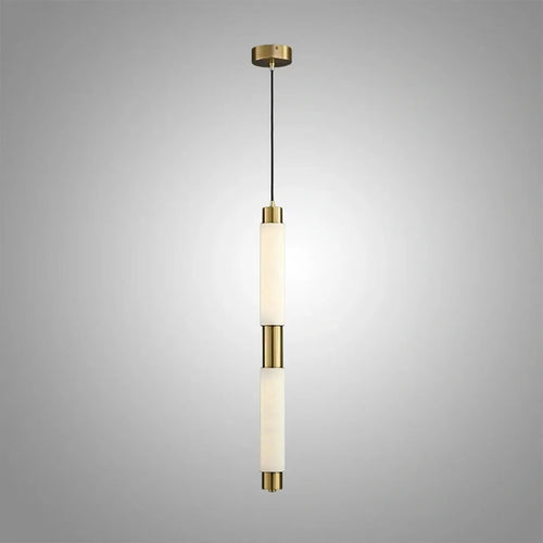 Alabaster Cylindrical Single Pendant | Modern Pendant Lighting