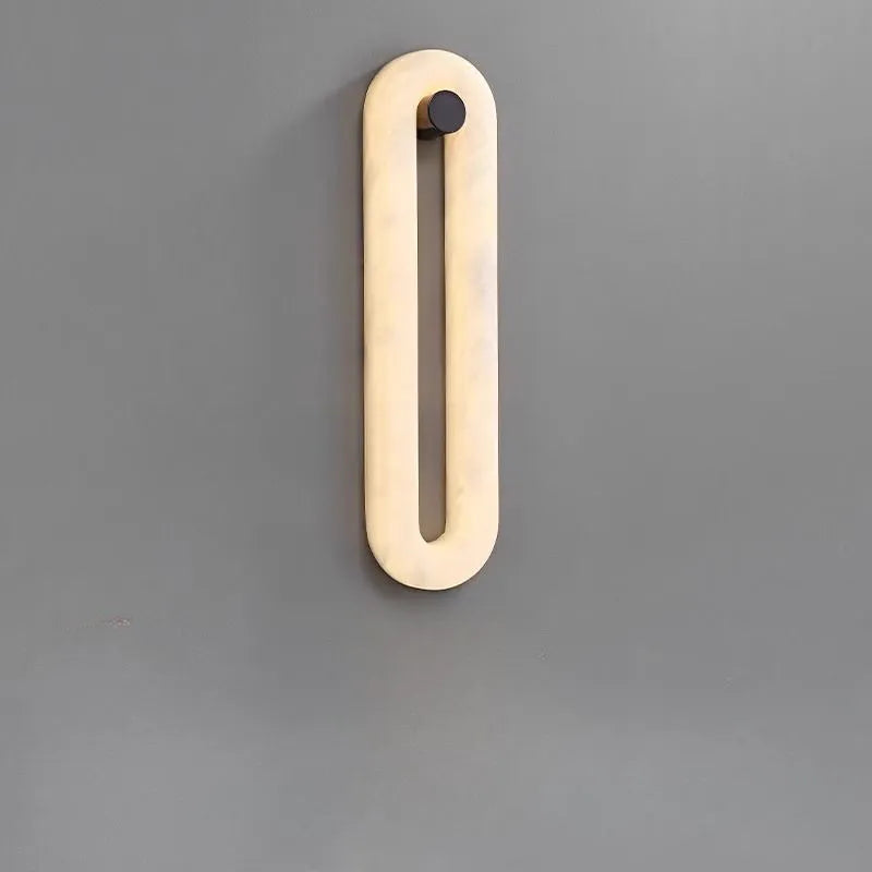 Alabaster Elliptical Wall Lamp – Gradual Fade Glow with Modern Design