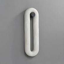 Alabaster Elliptical Wall Lamp – Gradual Fade Glow with Modern Design