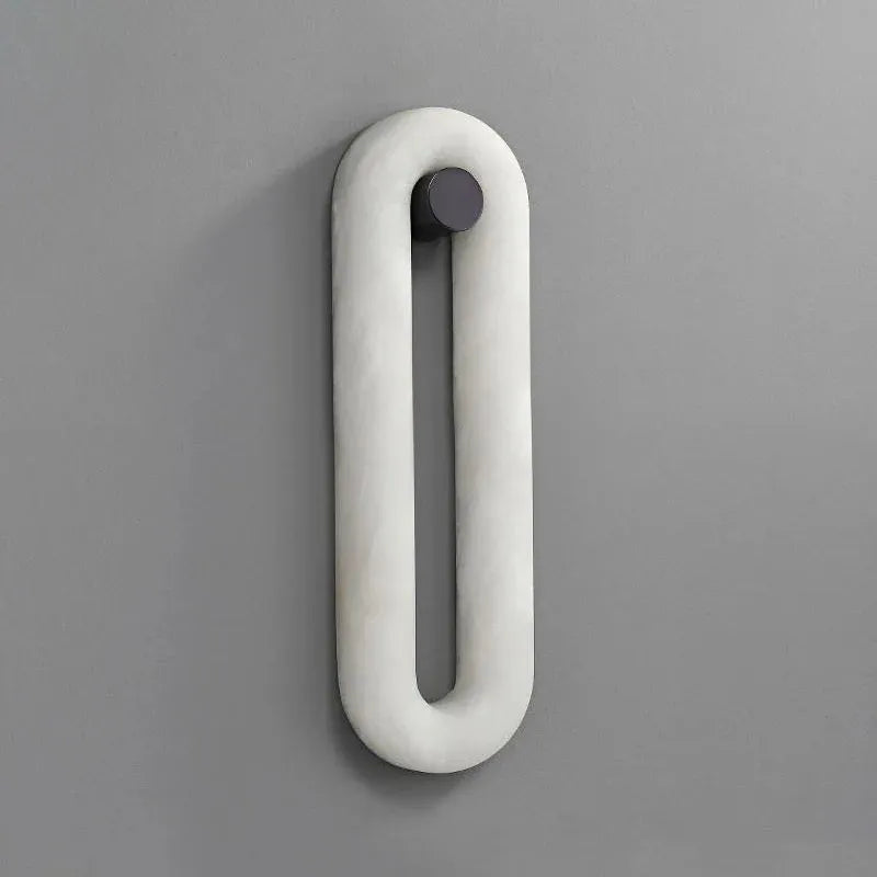Alabaster Elliptical Wall Lamp – Gradual Fade Glow with Modern Design