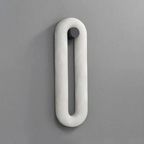 Alabaster Elliptical Wall Lamp – Gradual Fade Glow with Modern Design