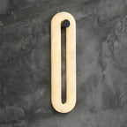 Alabaster Elliptical Wall Lamp – Gradual Fade Glow with Modern Design - View 2