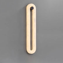 Alabaster Elliptical Wall Lamp – Gradual Fade Glow with Modern Design