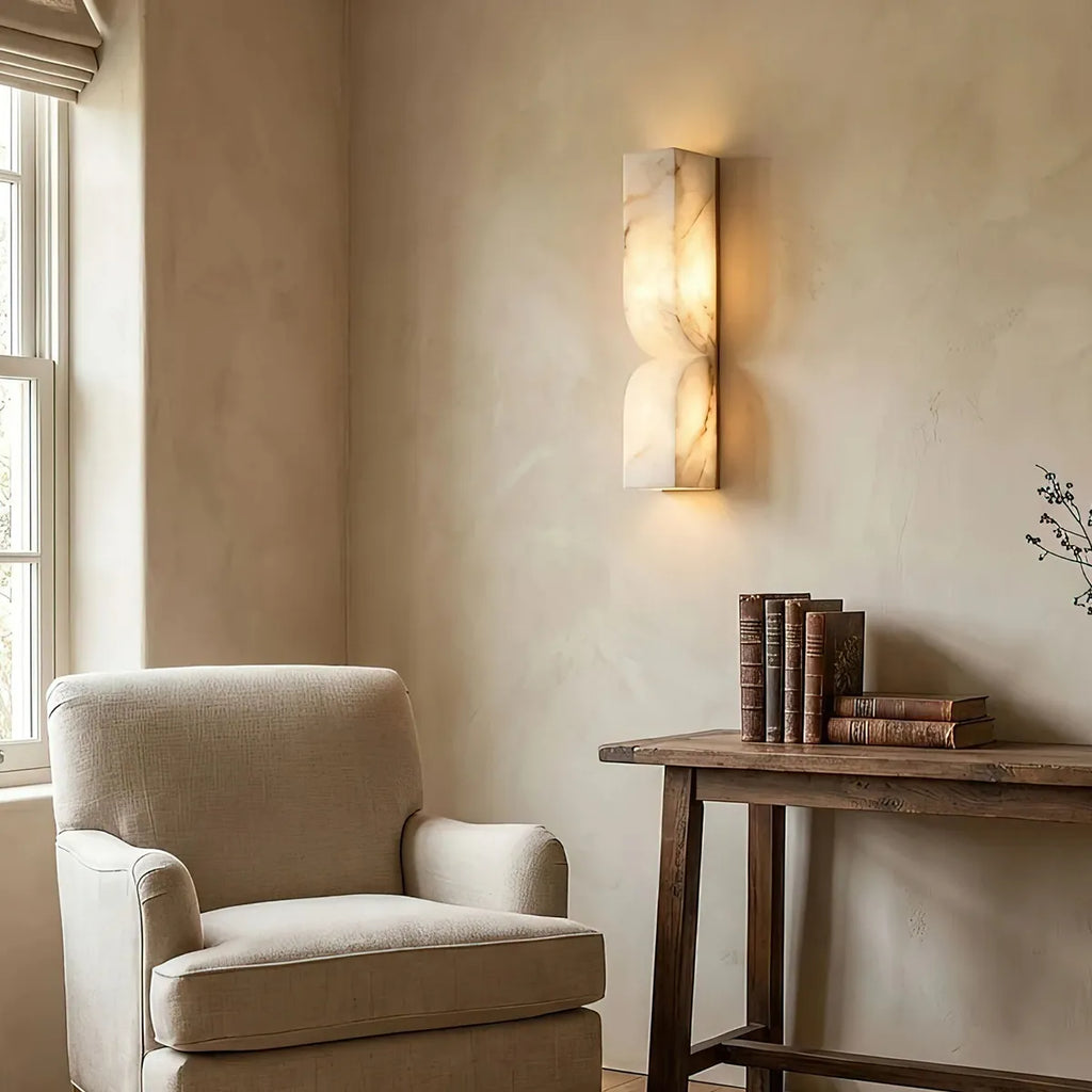 Alabaster Essence Wall Sconce | Modern Decorative Indoor Wall Lighting - View 4