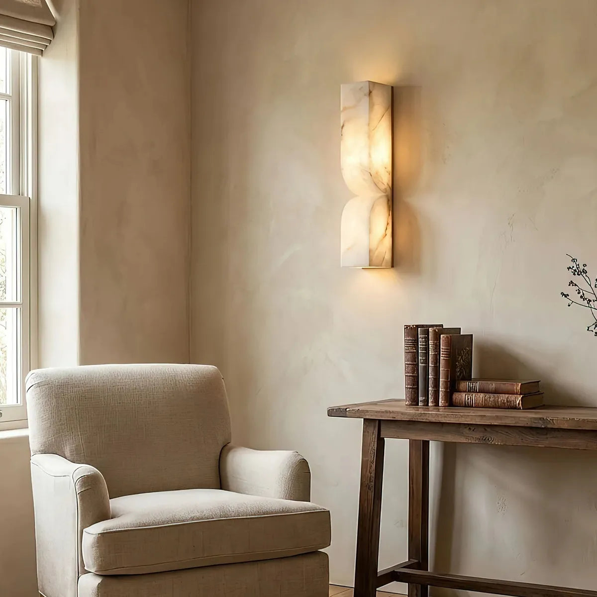 Alabaster Essence Wall Sconce | Modern Decorative Indoor Wall Lighting - View 4
