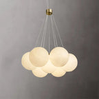 alabaster marble ball craft chandelier