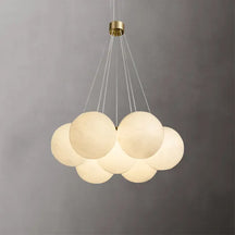 alabaster marble ball craft chandelier