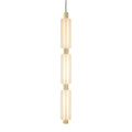 Alabaster Pendant Lamp – Cylindrical LED Pendant for Modern Indoor Lighting