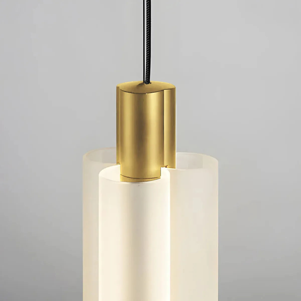 Alabaster Pendant Lamp – Cylindrical LED Pendant for Modern Indoor Lighting - View 6