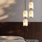 Alabaster Triple Pendant Ceiling Light for Elegant Home Interior Design - View 2