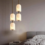 Alabaster Triple Pendant Ceiling Light for Elegant Home Interior Design - View 3