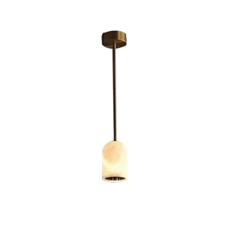 Alabaster Triple Pendant Ceiling Light for Elegant Home Interior Design
