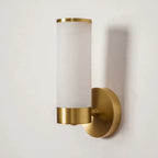 Alabaster Tube Wall Light | Soft Vertical Glow Fixture