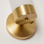 Alabaster Tube Wall Light | Soft Vertical Glow Fixture - View 5