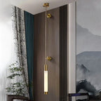 Alabaster Verita Column Wall Sconce | Linear Wall Lighting for Indoor Accents - View 2