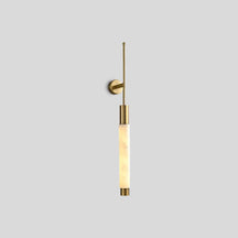 Alabaster Verita Column Wall Sconce | Linear Wall Lighting for Indoor Accents - View 8