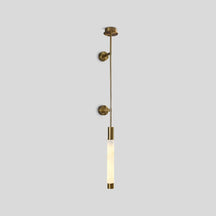 Alabaster Verita Column Wall Sconce | Linear Wall Lighting for Indoor Accents - View 14