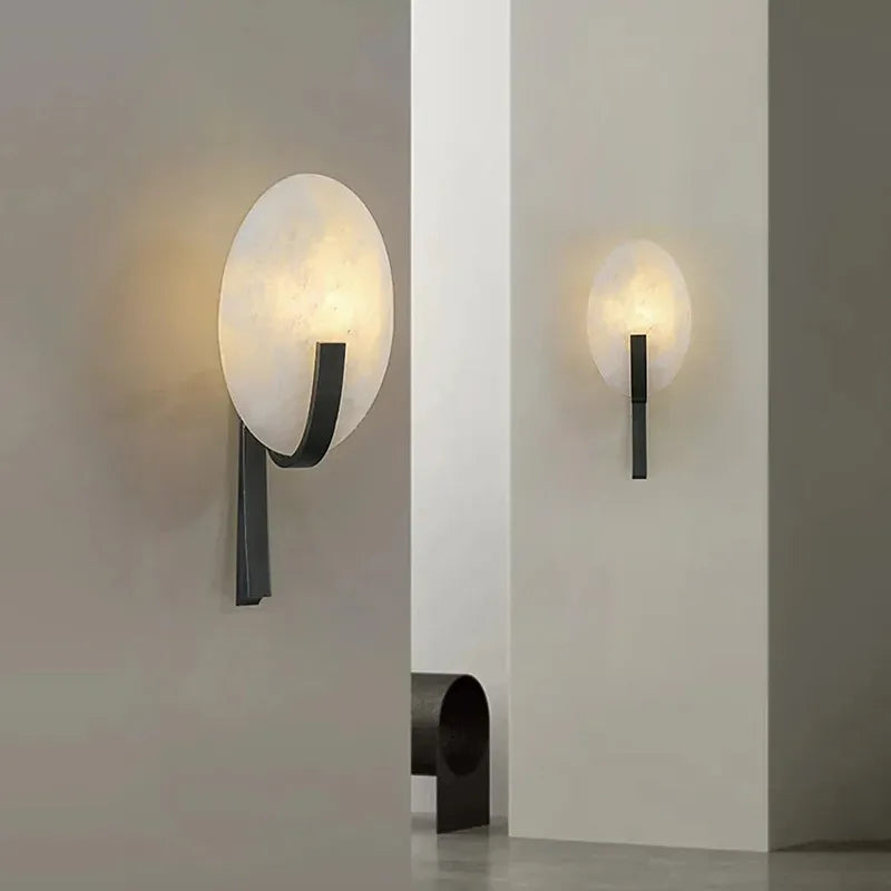 Alabaster Wall Lamp – Modern Wall Sconce for Elegant Home Lighting - View 3