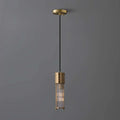 vintage brushed brass pendant