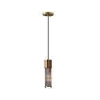 vintage brushed brass light