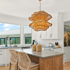 Alondra Chandelier Rattan Light