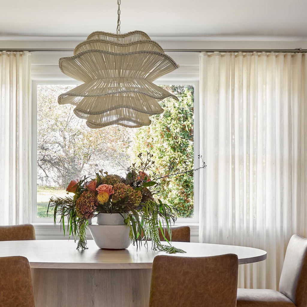 Alondra Chandelier Rattan Light