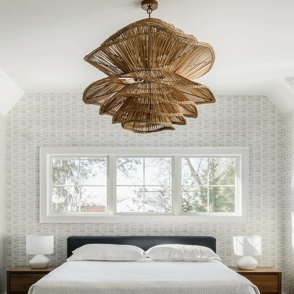 Alondra Chandelier Rattan Light