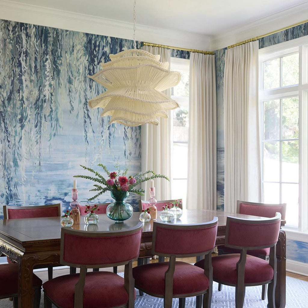 Alondra Chandelier Rattan Light