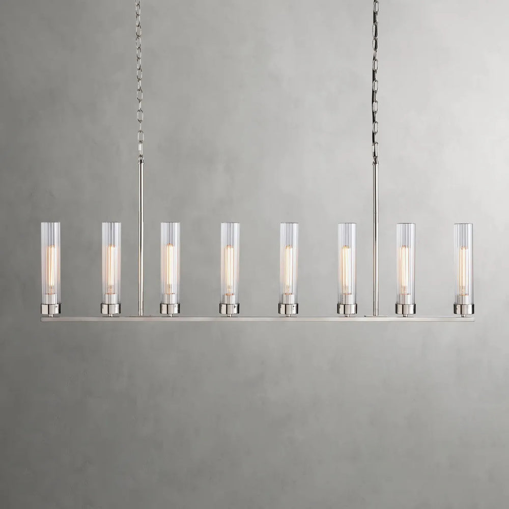 andreas linear chandelier