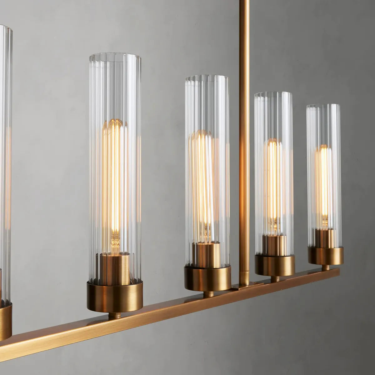 andreas linear chandelier