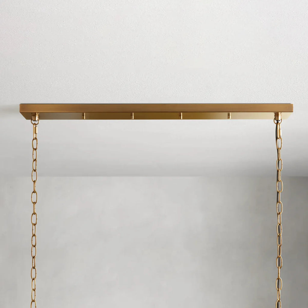 andreas linear chandelier