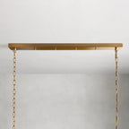 andreas linear chandelier
