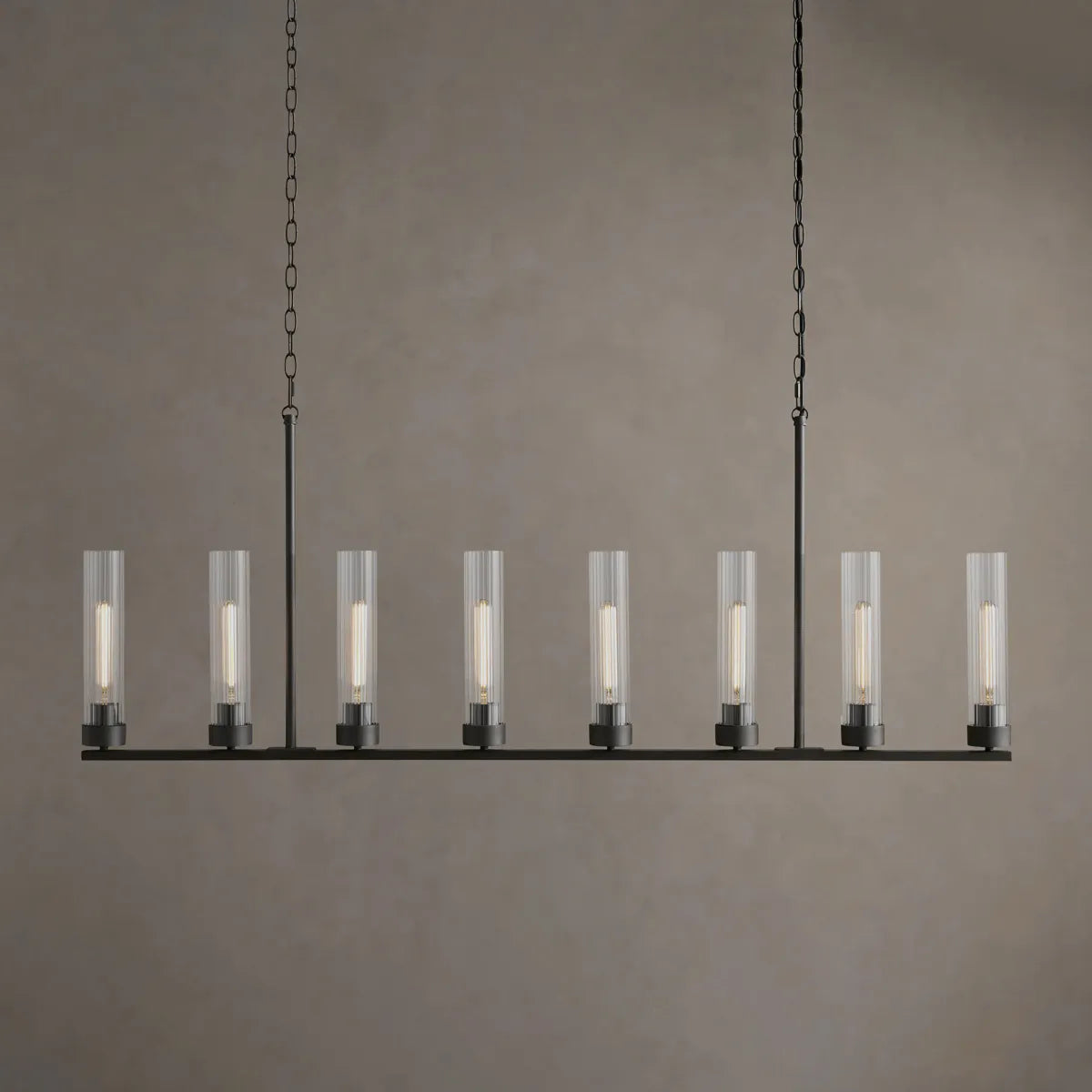 andreas linear chandelier
