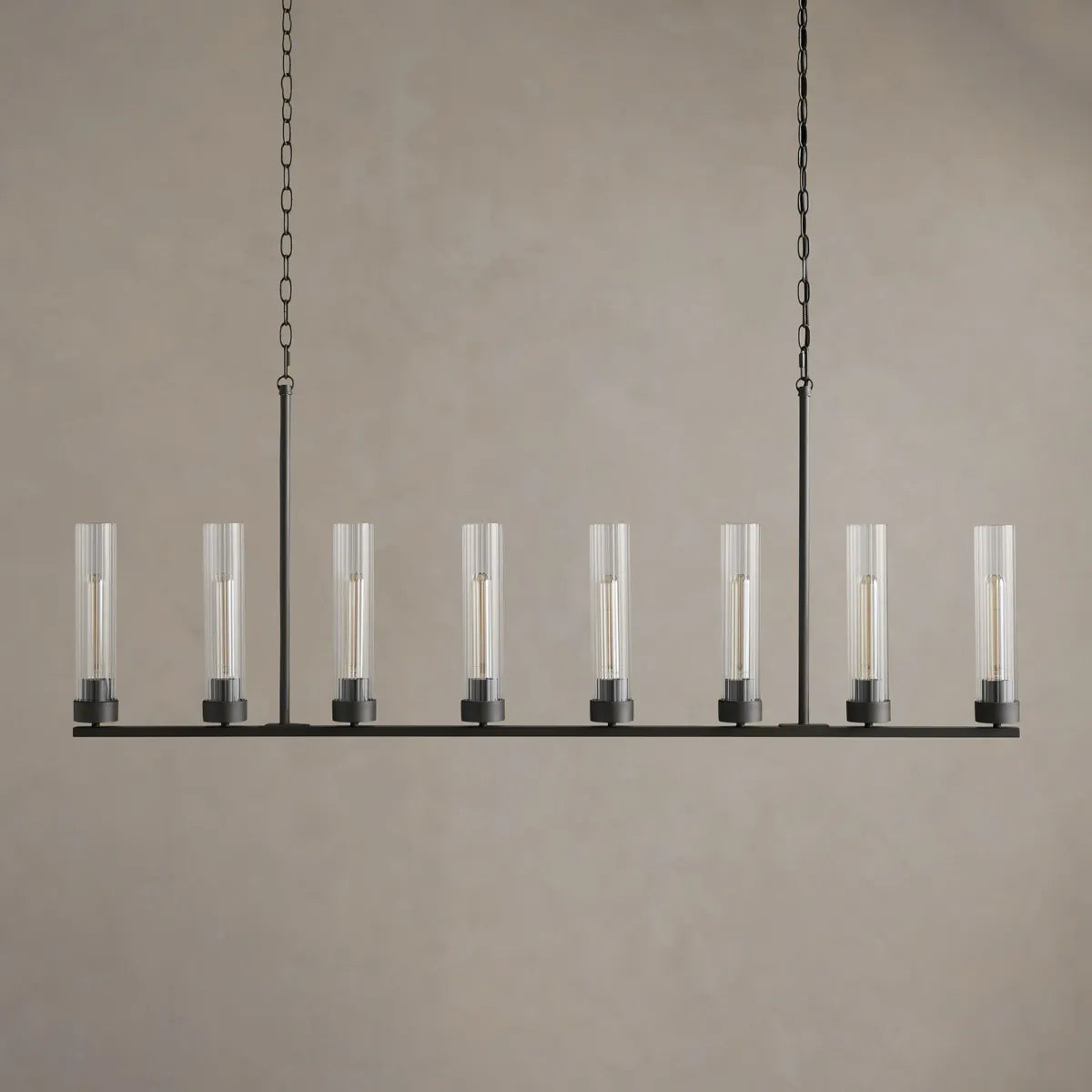 andreas linear chandelier