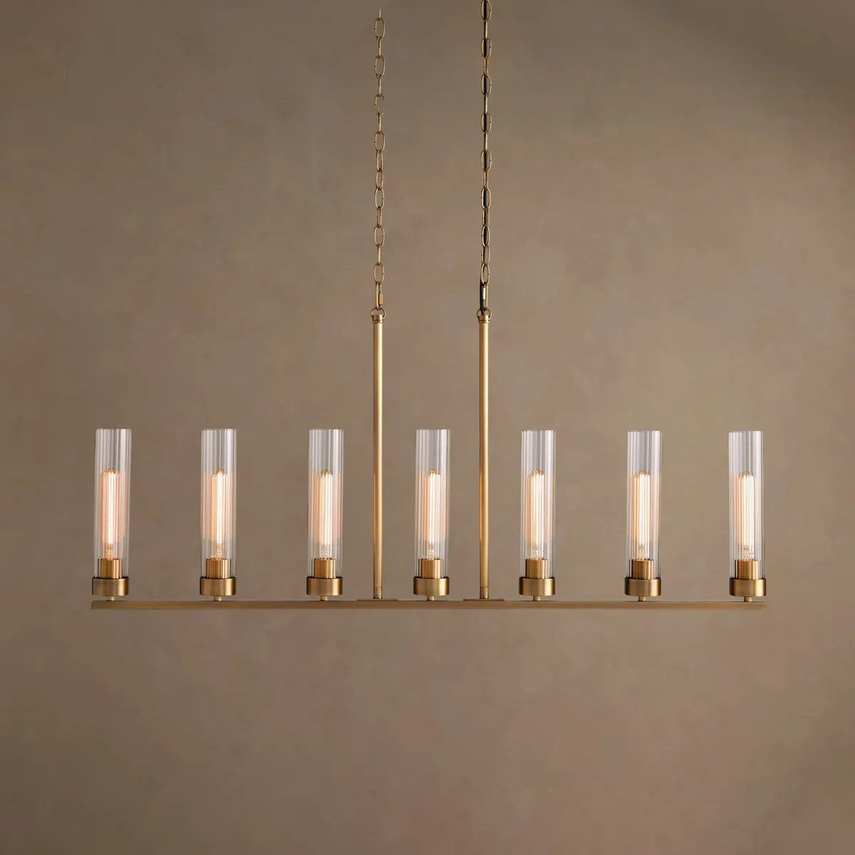 andreas linear chandelier