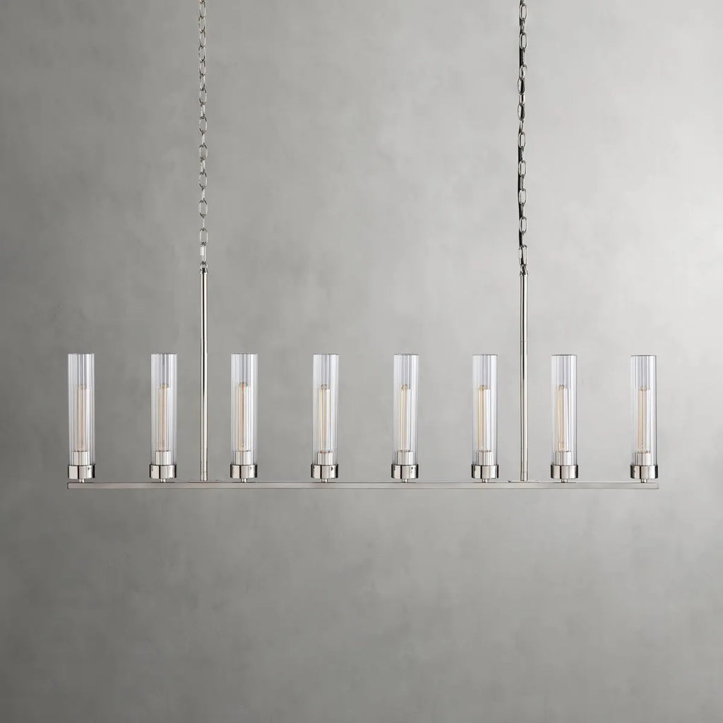 andreas linear chandelier