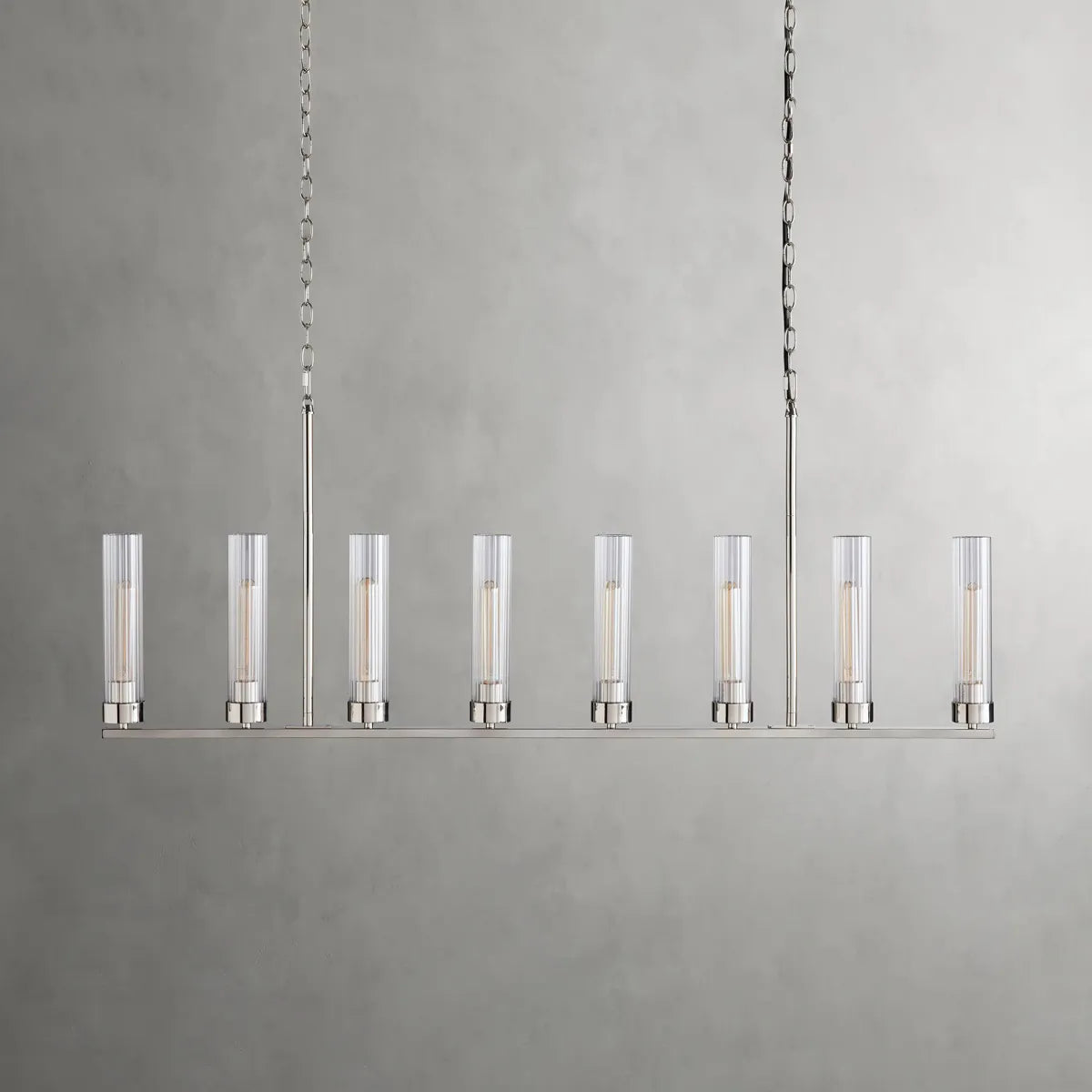 andreas linear chandelier