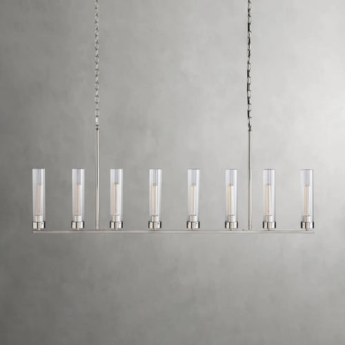 andreas linear chandelier