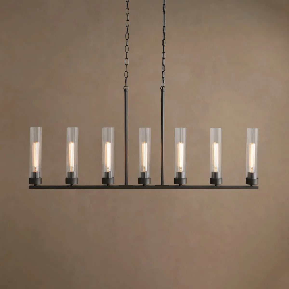 andreas linear chandelier