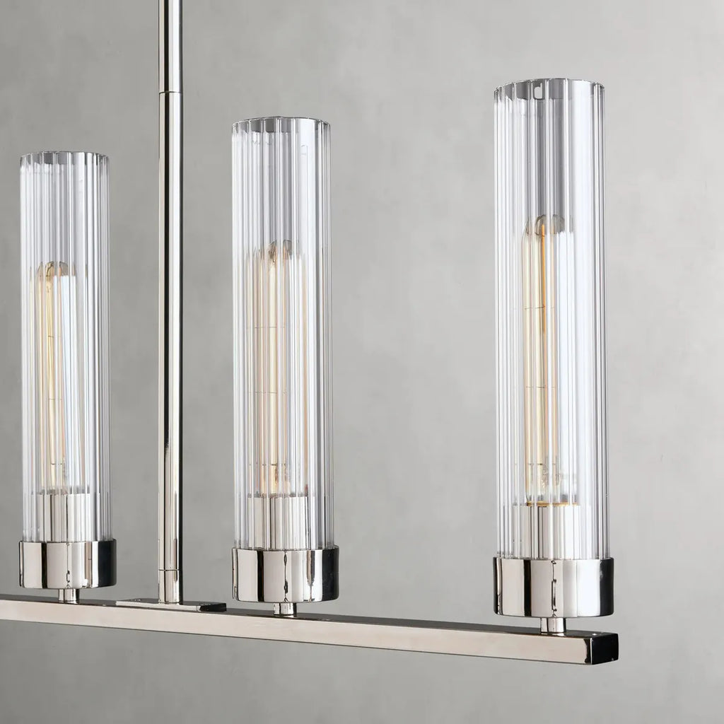 andreas linear chandelier
