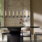 andreas linear chandelier