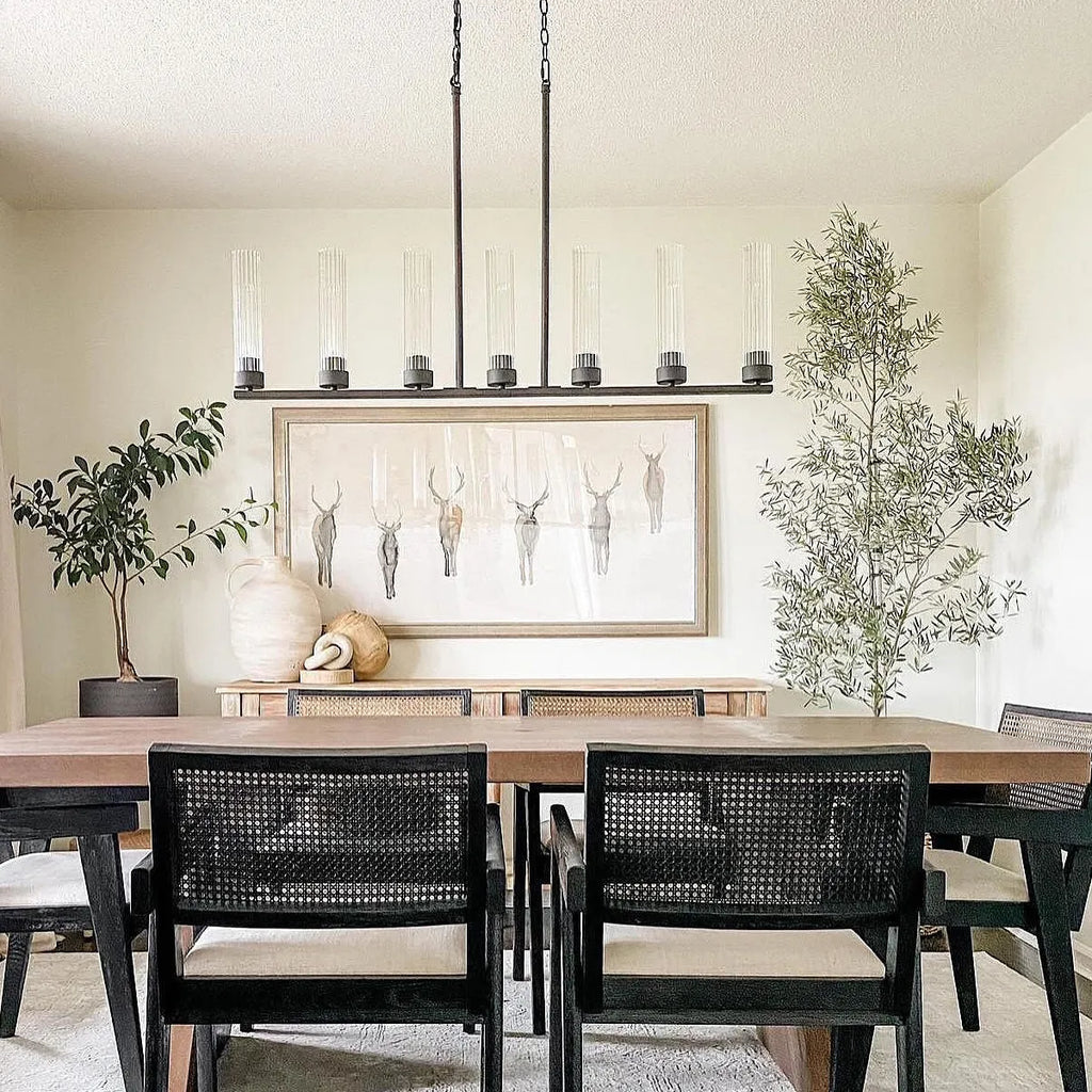andreas linear chandelier