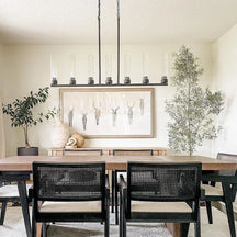 andreas linear chandelier