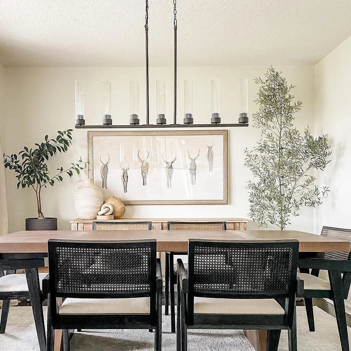 andreas linear chandelier