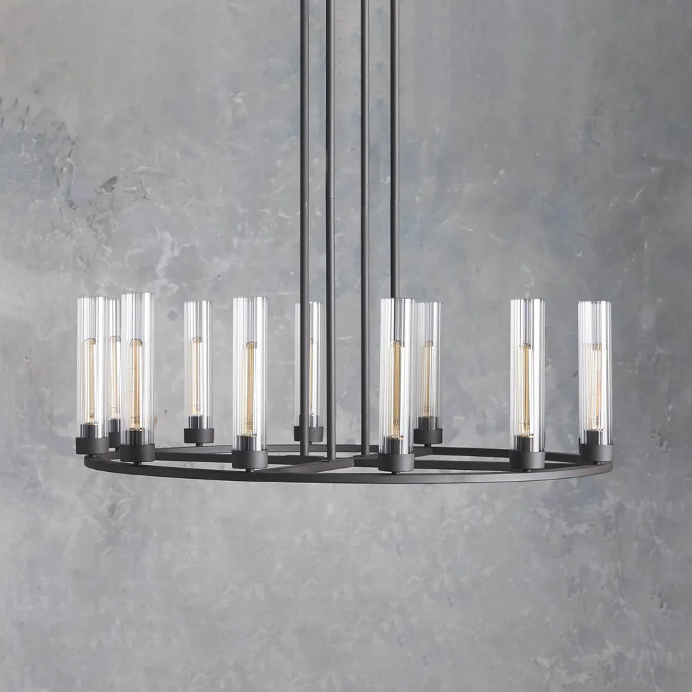 andreas round chandelier