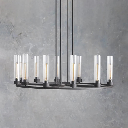 andreas round chandelier