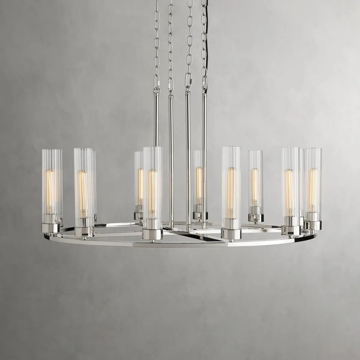andreas round chandelier