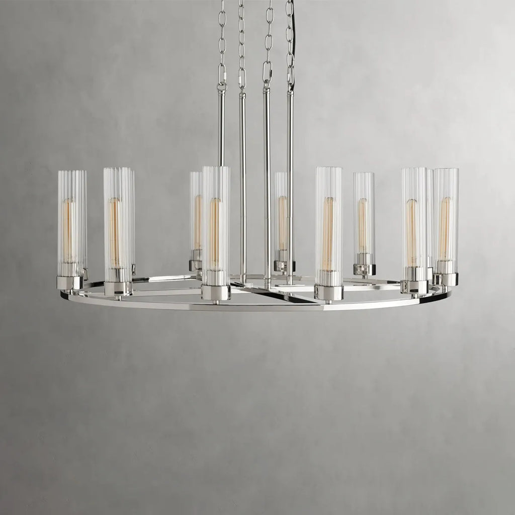 andreas round chandelier