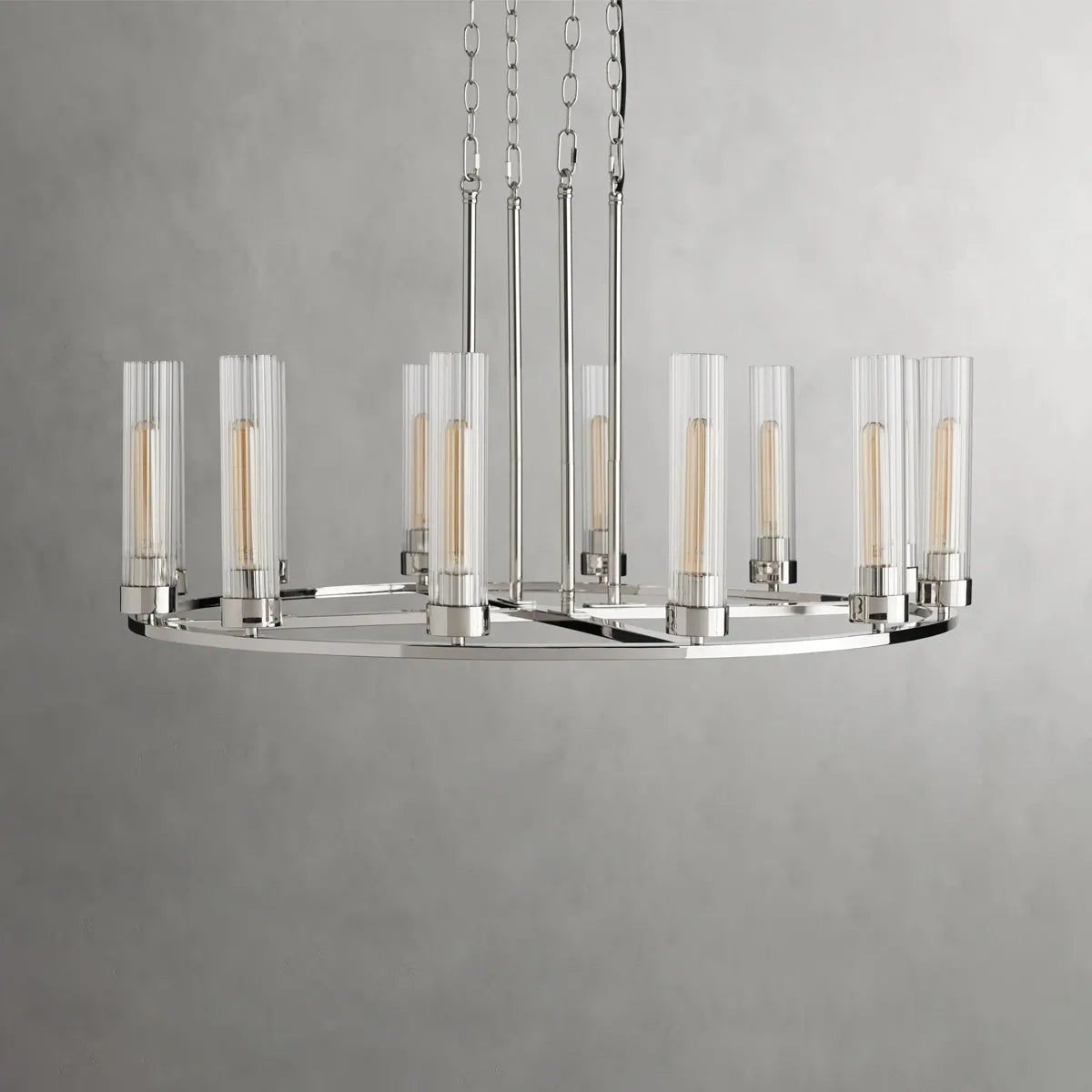 andreas round chandelier